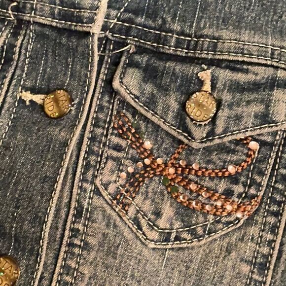 Upcycled Bambi Disney Disneyland Denim Toddler Jacket - Picture 6 of 11